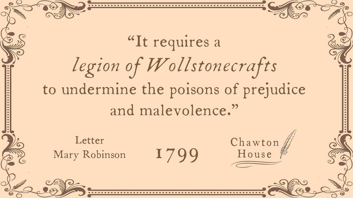 As well as being a renowned stage actress, Mary Robinson was a published novelist and poet, sometimes called the 'English Sappho'. She also wrote political tracts and considered herself of the same school as Mary Wollstonecraft  #QuoteoftheDay