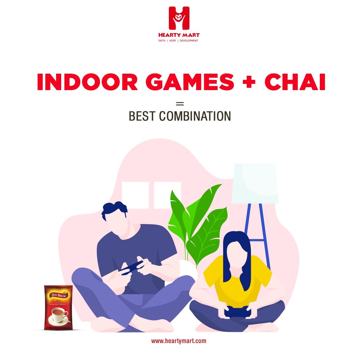 hearty_mart's tweet photo. A cup of Day Break's refreshing chai and some fun games with the family means a dose of happiness you need in these difficult times.
What do you like to combine your tea with? Biscuit or gossip?
#HeartyMart #Covid19 #corona #coronavirus #happiness #chailovers #teapackers #tea https://t.co/DOSMfAZY52