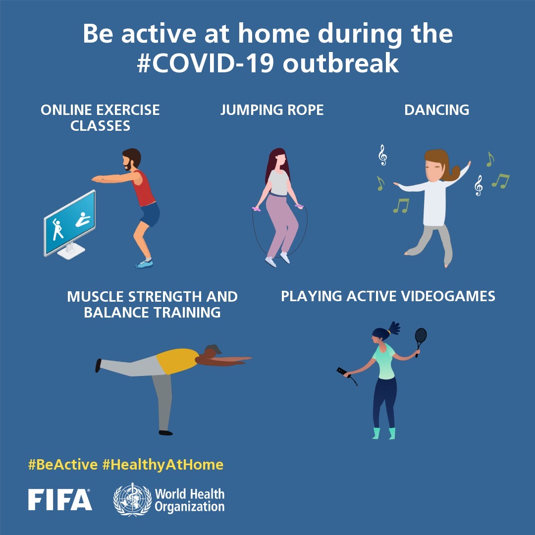Today we also celebrate UN International Day of Sport for Development and Peace! For more information about the FIFA joining the UN and WHO to #BeActive today, visit: ow.ly/hJNs50z6jgM Please share how you will be #NSActive today in the comments!