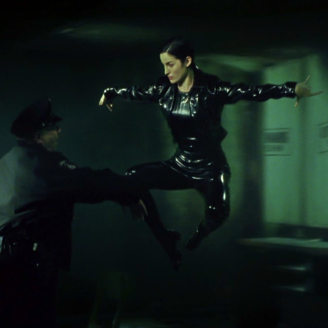 Most on X: "did trinity's black vinyl wardrobe in the matrix turn me gay?  the evidence points to YES https://t.co/CVuO0ZJlq7" / X