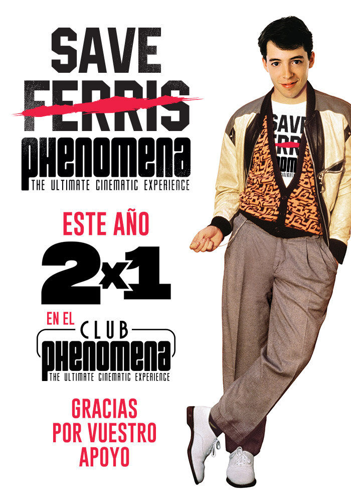 PhenomenaExp's tweet photo. Ante circunstancias excepcionales, propuestas extraordinarias. Este año 2x1 en el Club Phenomena. Mil gracias por vuestro apoyo, significa mucho para nosotros, ahora más que nunca. https://t.co/ecusq8NYhA