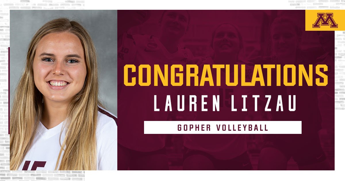 GopherVBall's tweet photo. Wishing Lauren Litzau congrats and good luck. This #Gophers alumna has been accepted into Harvard and will be pursuing a PhD in chemical biology! #UMNProud https://t.co/ppxv9Au0Bb