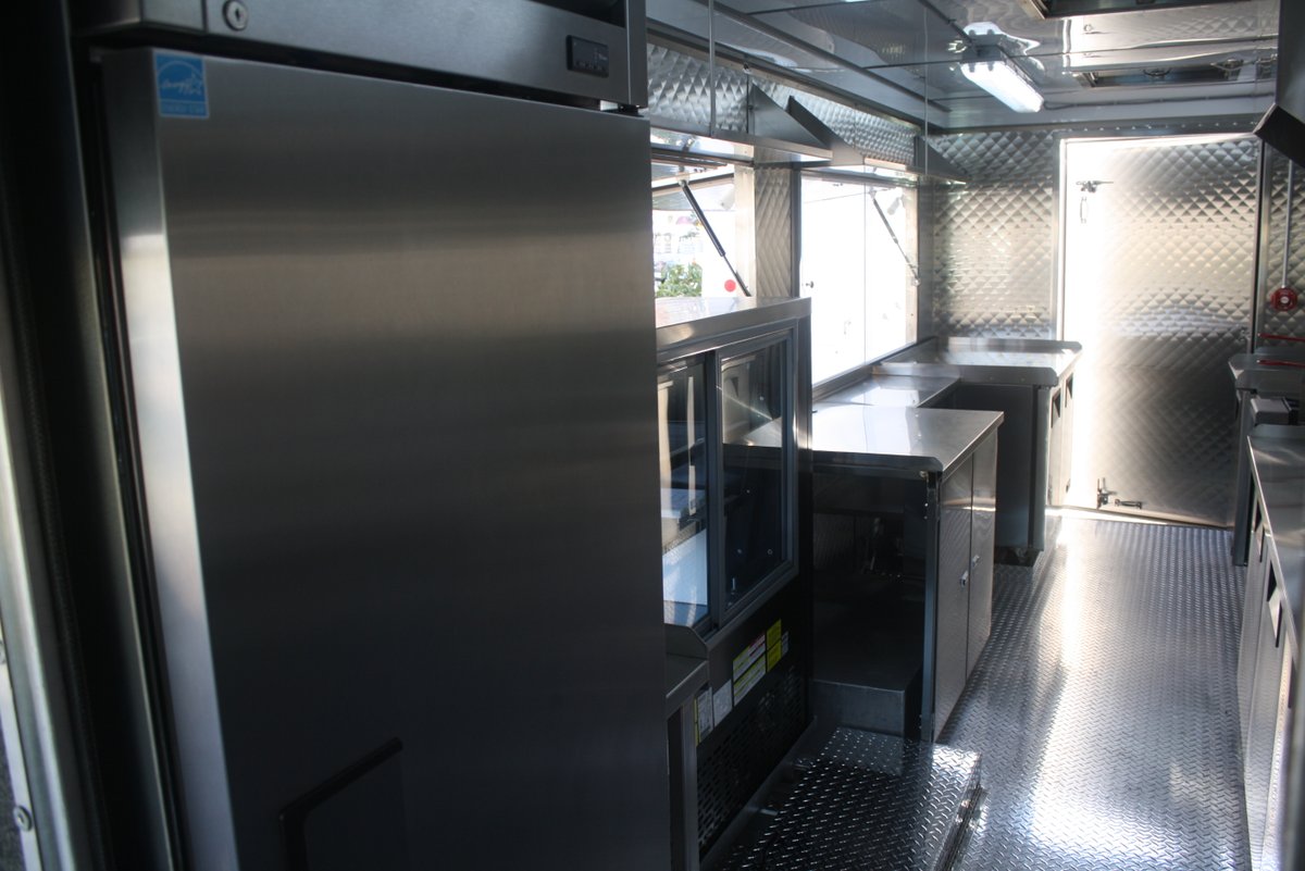 The latest #foodtruck to head out of Apollo.  This sushi truck is just getting ready to head out for graphics.  
Soon to be hitting the streets of Vancouver #streetvending #mobilekitchen