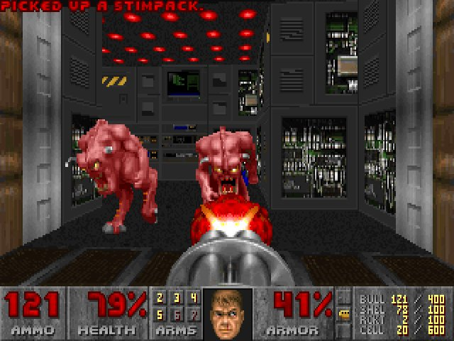 43. Doom1993. La obra maestra de  @romero no necesita presentación.Pero como dije con el Wolfenstein 3D, en aquella época no le daba tanto a los FPS y seguía dándome un poco de yuyu, pa que mentir xD