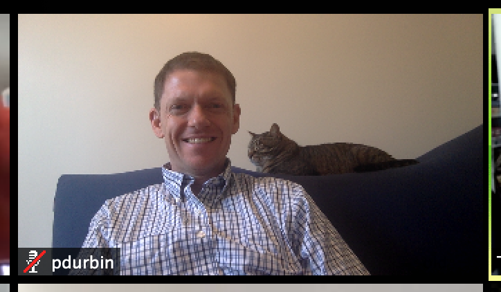 I'm back! Hacking on <a href="/dataverseorg/">Dataverse Project</a> and working (remotely, with cats) at <a href="/IQSS/">Harvard Institute for Quantitative Social Science</a>. Feels good.