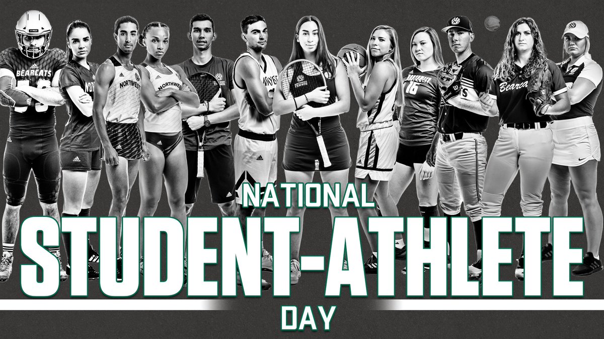bearcatsports's tweet photo. Happy #NationalStudentAthleteDay! We have some of the best athletes around and are lucky to call them Bearcats! 

#OABAAB https://t.co/o4827ZoZMz