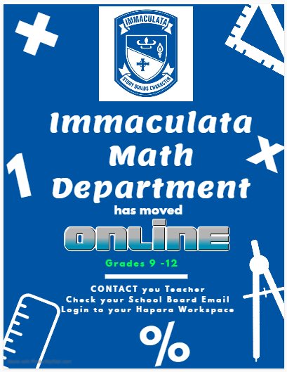 22Pick's tweet photo. Be sure to touch base with your teacher and check your OCSB school email.  @MrCurley3 @Torque_AD @ImmaculataOCSB https://t.co/I8P3N5cP11