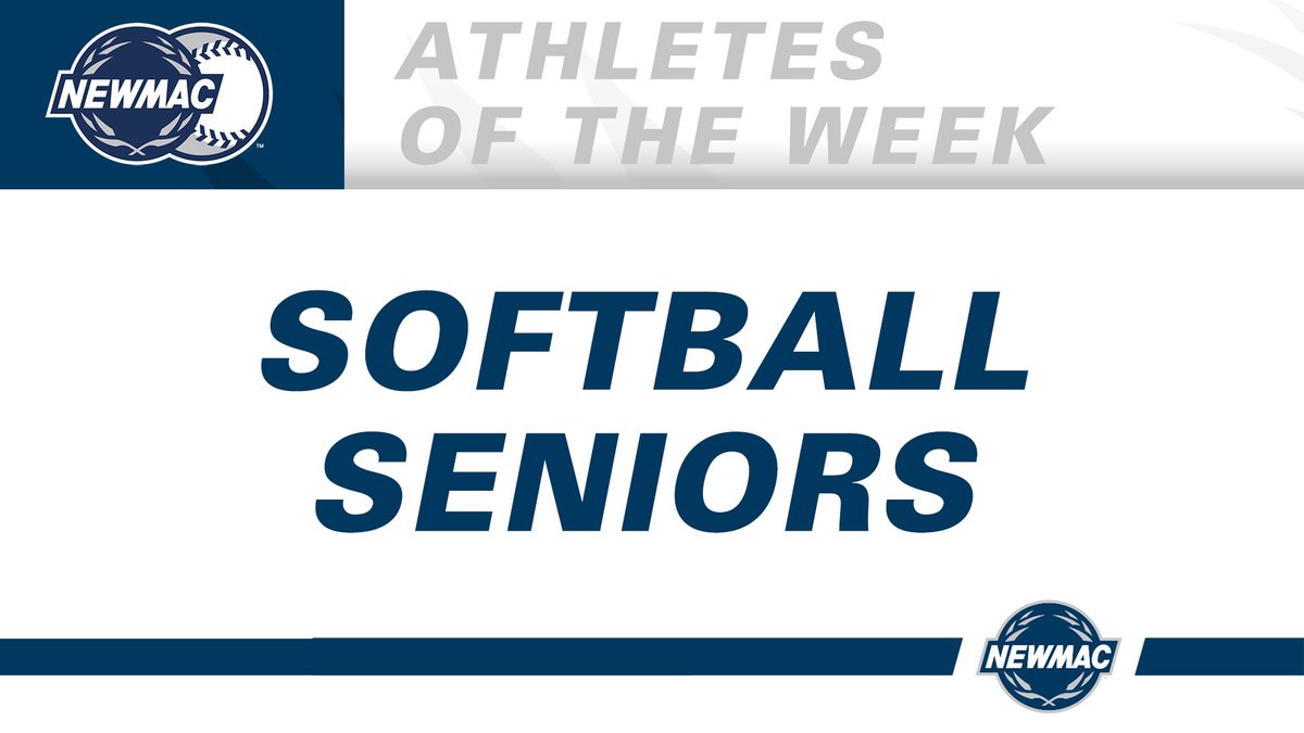 NEWMACsports's tweet photo. SB | For the remainder of the Spring Season, the NEWMAC would like to take the time to recognize our senior student-athletes in each of our spring sports, continuing with the 37 student-athletes from softball. 
#GoNEWMAC #d3softball
Details ⤵️
https://t.co/GvAX0Mkdf1 https://t.co/90W7P3GjjA