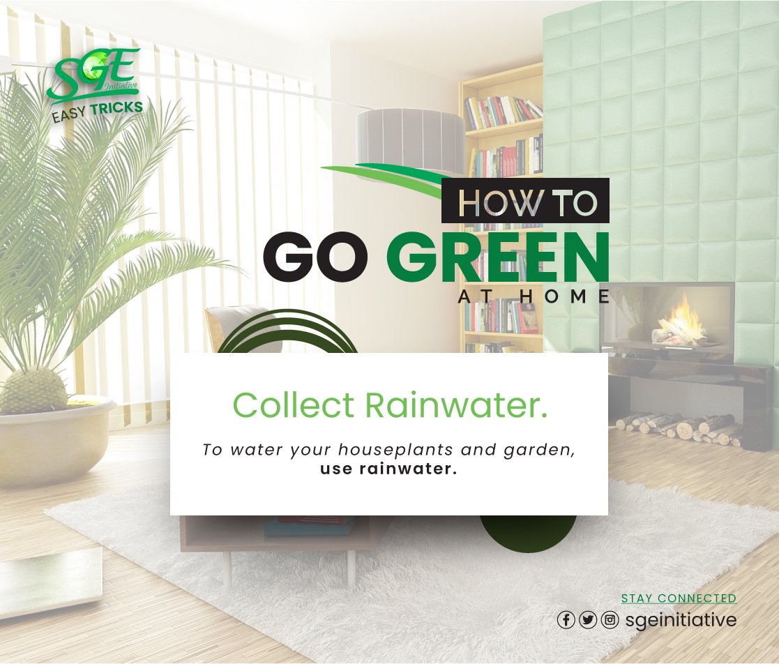 An apparent benefit of going green at home is that it helps reduce water bills significantly.
#sustainability #sustainablegreenenvironment #environment #green #SDGs #sustainable #climatechange #environmentalfriendly #GHGs 
#tipsandtricks #greenhome
#water #sge  #sgeinitiative