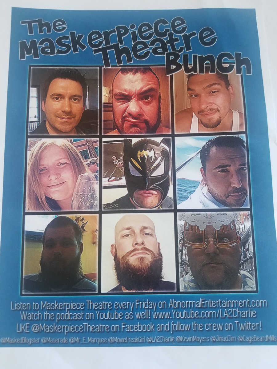 Here’s a blast from the past!  An amazing looking flyer, made by <a href="/R3Cassus/">Charles Cassus</a> - featuring <a href="/MaskedBlogster/">Masked Blogster</a> <a href="/moviefreakgirl/">The MANDYlorian</a> <a href="/KevinMoyers/">Kevin Moyers</a> @TheBeerCzar and more!