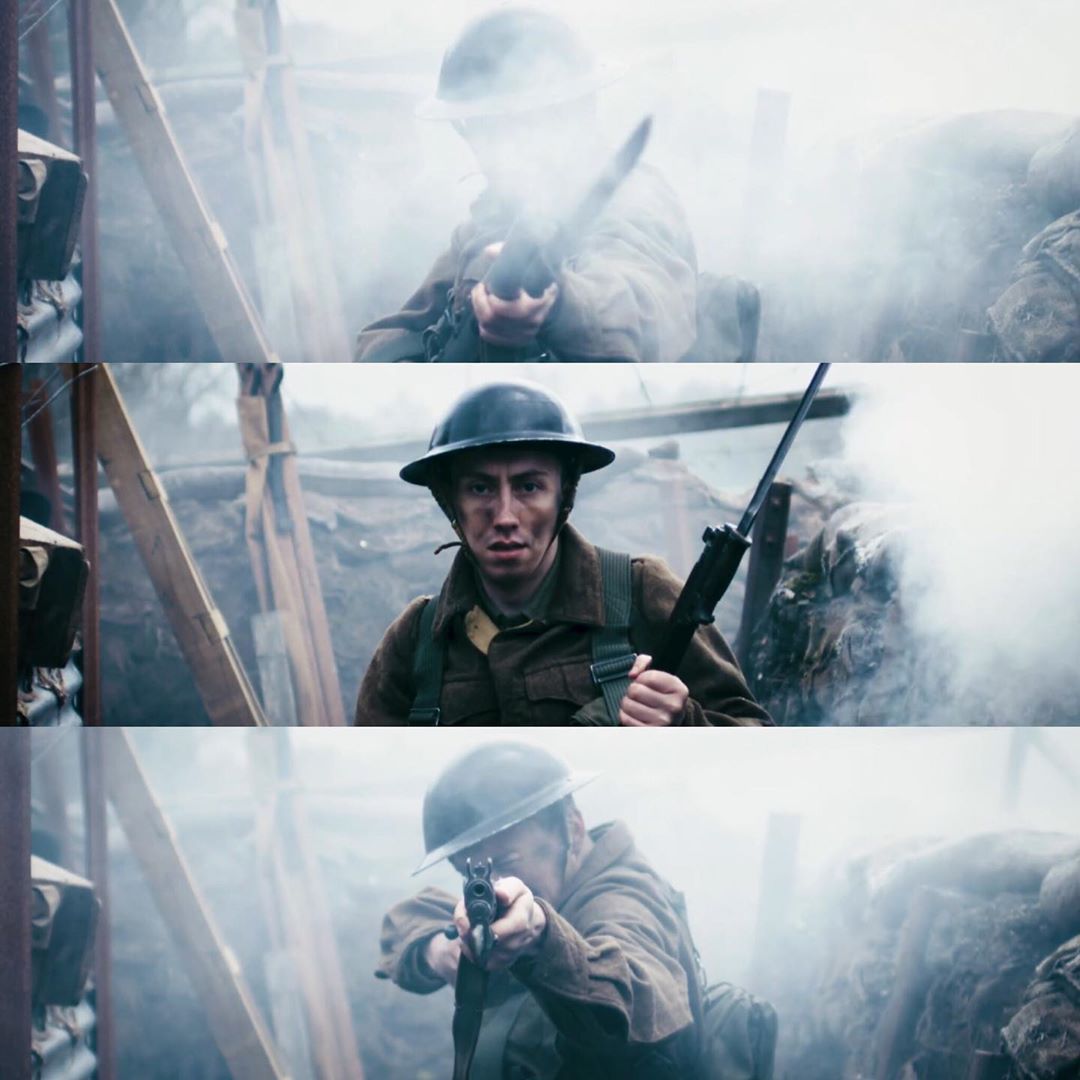 EntityProdCo's tweet photo. “Time sort of just stopped you see, felt like forever staring down that barrel.”

A few still frames from upcoming war drama “In a field of mud and bone”. 

Director of Photography: @dannybott8 
#warfilm #tolkien #dunkirk #indiefilm #filmmaking #worldwar #soldier #france https://t.co/iFYMTXiEUq