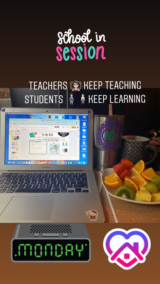 SraMartinezCE's tweet photo. School is in session 👩🏻🏫 🏫 students are my why... they matter ❤️ class meetings are the best way to continue to create community and a safe place for sharing #kindness #hope #continuouslearning #HeightsAtHome #CommunityOfCharacter 🌎 🙏🏼 https://t.co/MoXGbgSbVu