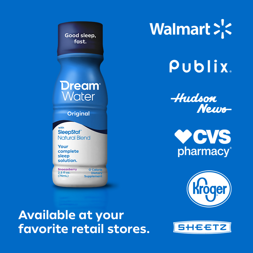 dreamwater's tweet photo. #GoodSleepFast is closer than you think! You can buy Dream Water in over 30,000 locations across North America๐ โ
โ
๐บ๐ธ @Walmart @Publix @HudsonNews @cvspharmacy @Krogerco @Sheetz
๐จ๐ฆ@ShopprsDrugMart @LoblawsCanada @MetroOntario @CircleKStores @PetroCanada https://t.co/gnId1w9lGM