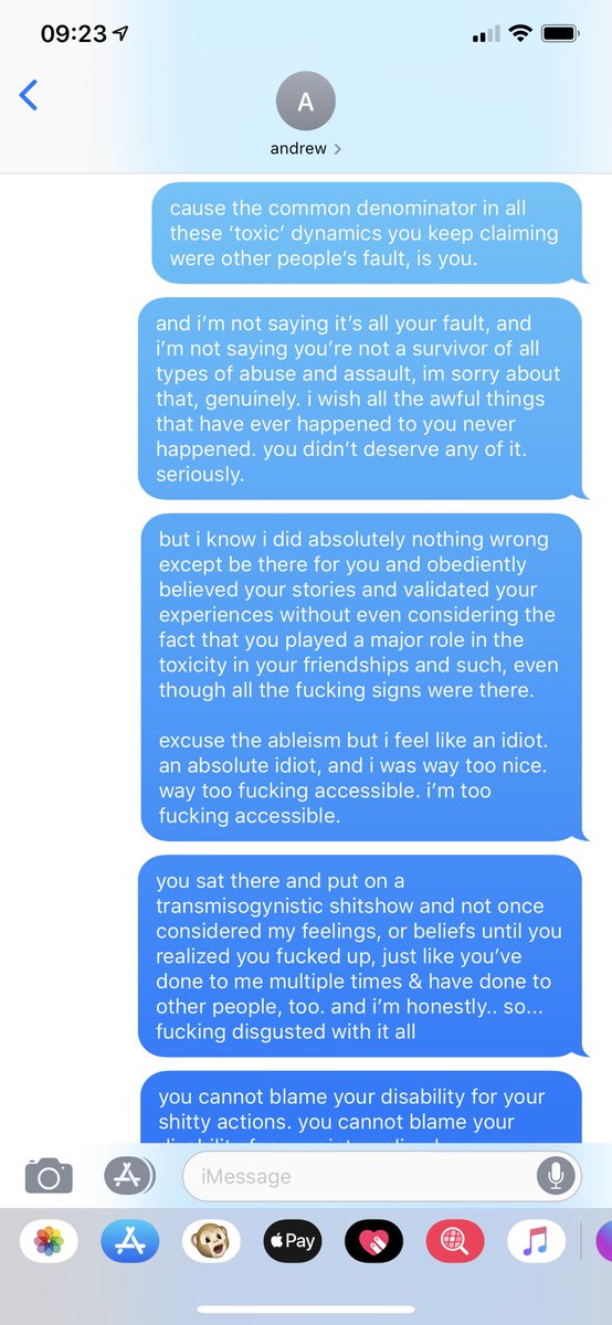 receipts of me calling him in on all the things i had an issue w/&asking for space & up until this point i *still* didn’t know about the espi thing. from the beginning, he was begging me to convince her to forgive him for lying about rowdyruffgirls.pls read the messages closely