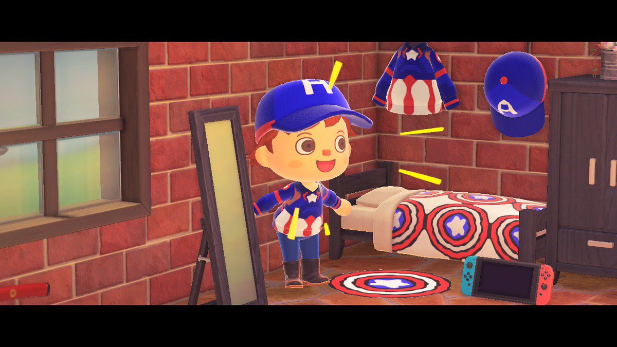 阿部悠真 Meid 僕はいまキャプテンアメリカなのだ Nintendoswitch Animalcrossing どうぶつの森 Acnh キャプテンアメリカ Marvel 阿部悠真 Meid 僕はいまキャプテンアメリカなのだ Nintendoswitch Animalcrossing どうぶつの森 Acnh キャプテンアメリカ Marvel