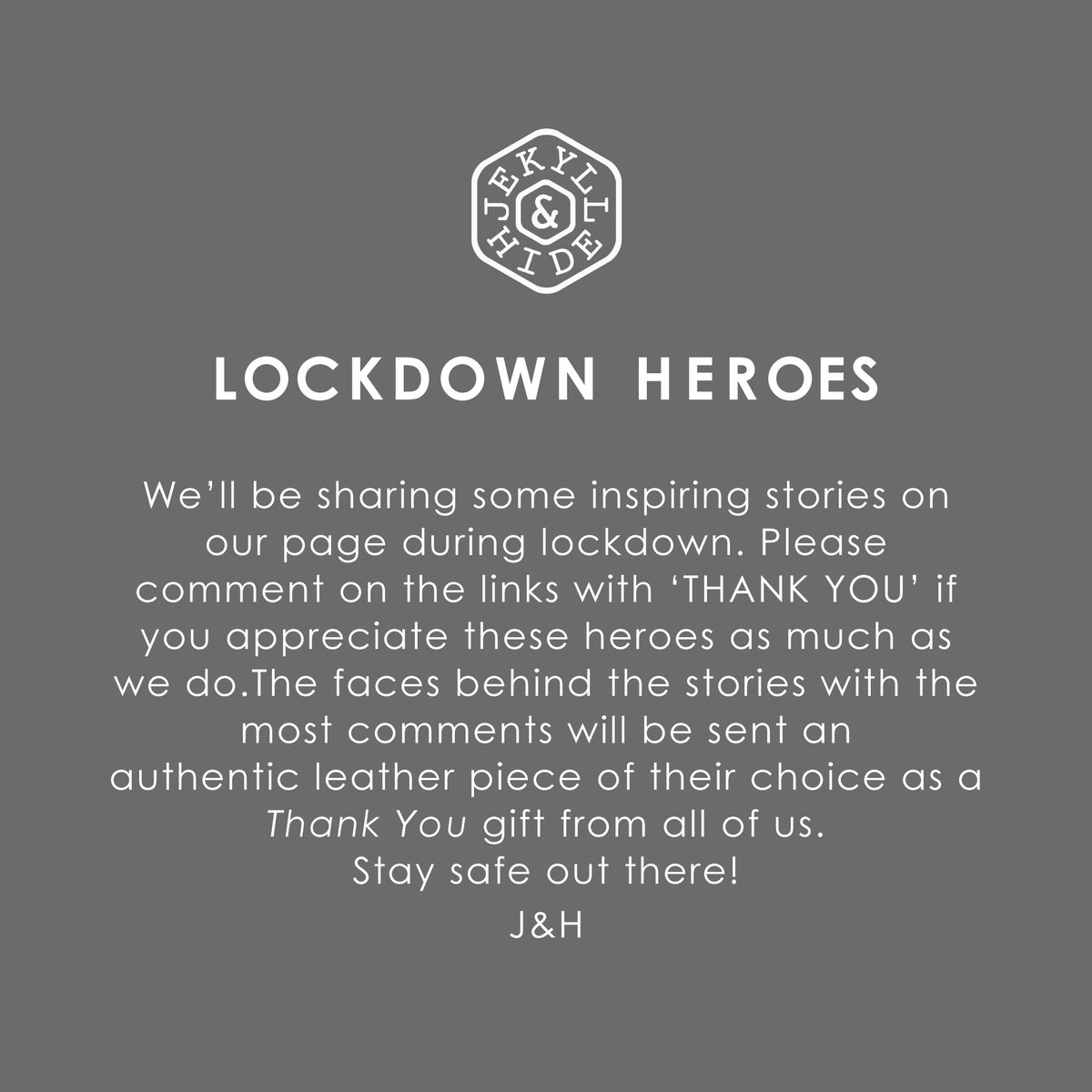 JekyllandHide_'s tweet photo. Head on over to our Facebook Page to get involved.
#lockdownheroes #liveauthentic https://t.co/Pj1yLLk8Pk