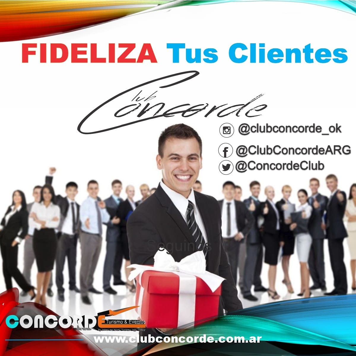 ConcordeClub's tweet photo. FIDELIZA tus clientes regalando momentos inolvidables https://t.co/6qits1Xmit