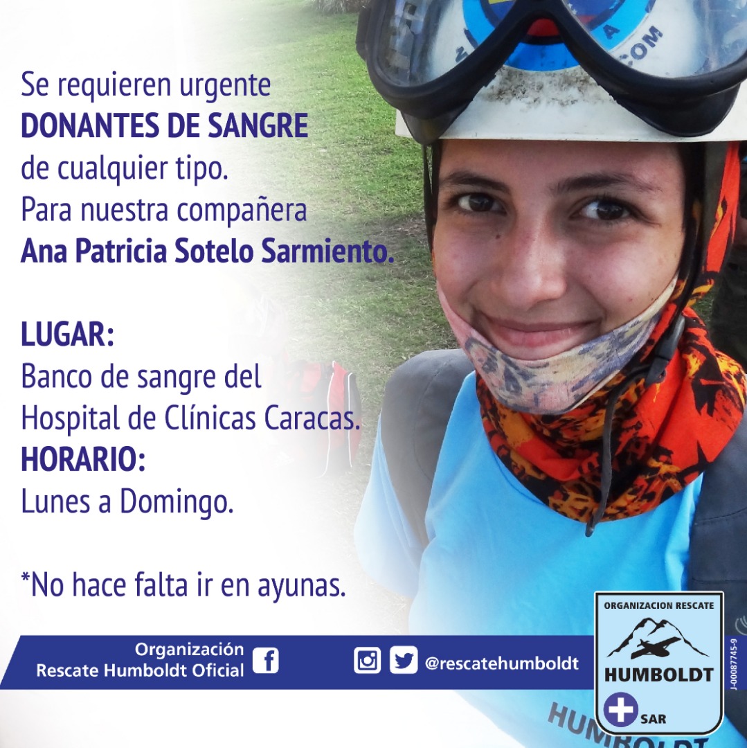 LugoBurnett's tweet image. Se estamos en cuarentena y es difícil, pero se buscan donantes de sangre para Ana Patricia Sotelo, diagnosticada hace una semana con leucemia y hospitalizada en Clínica Caracas. Destacar que la clínica cuenta con todas las medidas sanitarias necesarias. Por favor RT