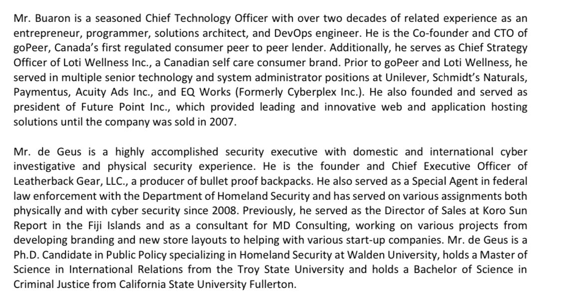 OustJasonLewis's tweet photo. To the $NEPT @Neptune_corp staff and investors because Cammarata won’t see this (he blocked me): these new board members have zero experience. Are they his friends?Does he owe them favors?  We have an IT support guy and a dude who makes bulletproof briefcases. DMs open https://t.co/7LGf8IgUm0