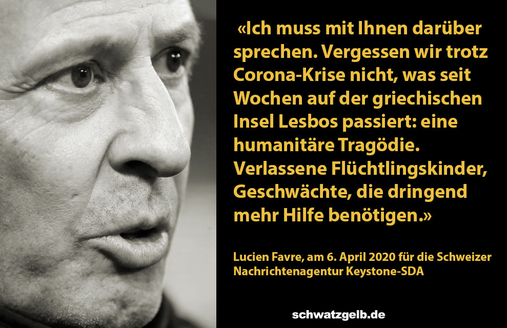Starke Worte von unserem Trainer Lucien #Favre // <a href="/BVB/">Borussia Dortmund</a>