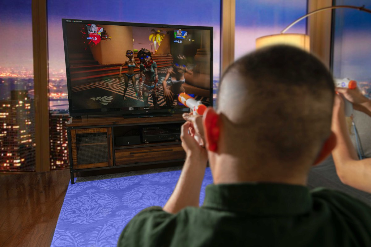 PDPmars's tweet photo. Bring lightgun gaming home for some couch co-op adventures! Pick up a MARS Starter Pack here: https://t.co/tpYC2bIexl. #PlayMARS #XboxOne #PS4 https://t.co/8iwzKzxSN7