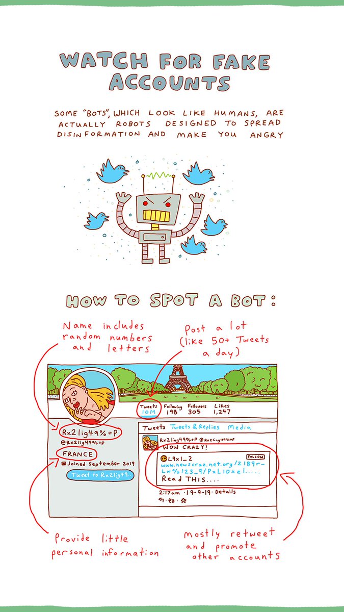 TheSamaraCentre's tweet photo. Looking for credible information about #COVID19? Learn how to spot bots with our handy #SamaraFieldGuide infographic, and recognize #misinformation with these tools and resources from #Ryerson's @SMLabTO: https://t.co/HAPRkyY9CY https://t.co/KMuTAVKQUZ