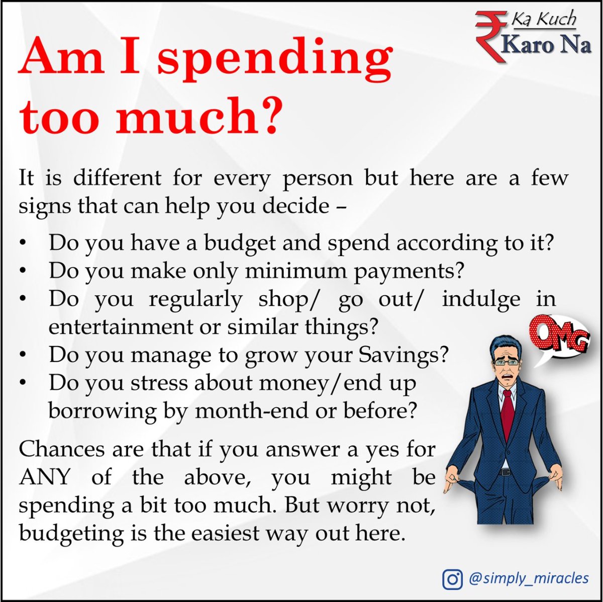 simplymiracles's tweet photo. he one thing that can come in your way of Savings in Spending. But if you plan it well, you can end up saving more too.
If u have questions related to Saving or Spending, send it to me &amp; I'll try my best to answer it or get it answered by an expert
#moneyexplained #simplymiracles https://t.co/2rGsvYPhnq