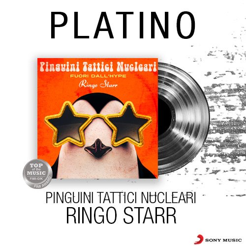 RcaStudiosItaly's tweet photo. #RingoStarr certificato #Platino!💿 https://t.co/v0BmTmoIrm