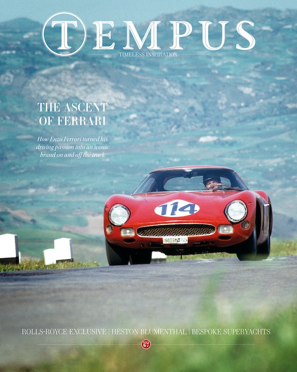 The new issue of #TempusMagazine is now available for digital download! Explore #Ferrari's racing legacy, the timeless elegance of #RollsRoyce, prestige watches, interviews with #HestonBlumenthal and #SamanthaCameron and more. 
Read now: Tempusmagazine.co.uk/issues