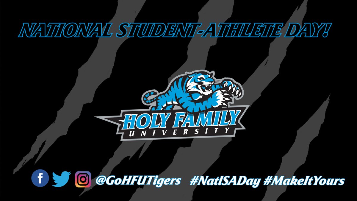 Happy National Student-Athlete Day to our amazing student-athletes <a href="/HolyFamilyU/">Holy Family University</a>!  Share with us your favorite memory as a student-athlete!  Family, friends, fans, staff feel free to share your favorite memory too! #NatlSADay #HFUTigers