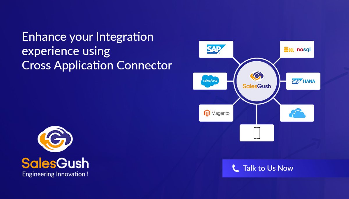 GushSales's tweet photo. Integrate to and from any technology real-time across platforms using cross application connector.
Know More: https://t.co/fUiHEZqL2F

#crossapp #connector #sap #Salesforce #itservices #bengaluru #pune #salesgush https://t.co/S5PdJoVKLb
