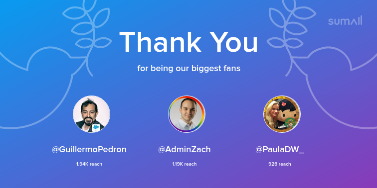 SFLozenge's tweet photo. Our biggest fans this week: GuillermoPedron, AdminZach, PaulaDW_. Thank you! via https://t.co/3VKaaIgenB https://t.co/ZqiAQ8PLMT