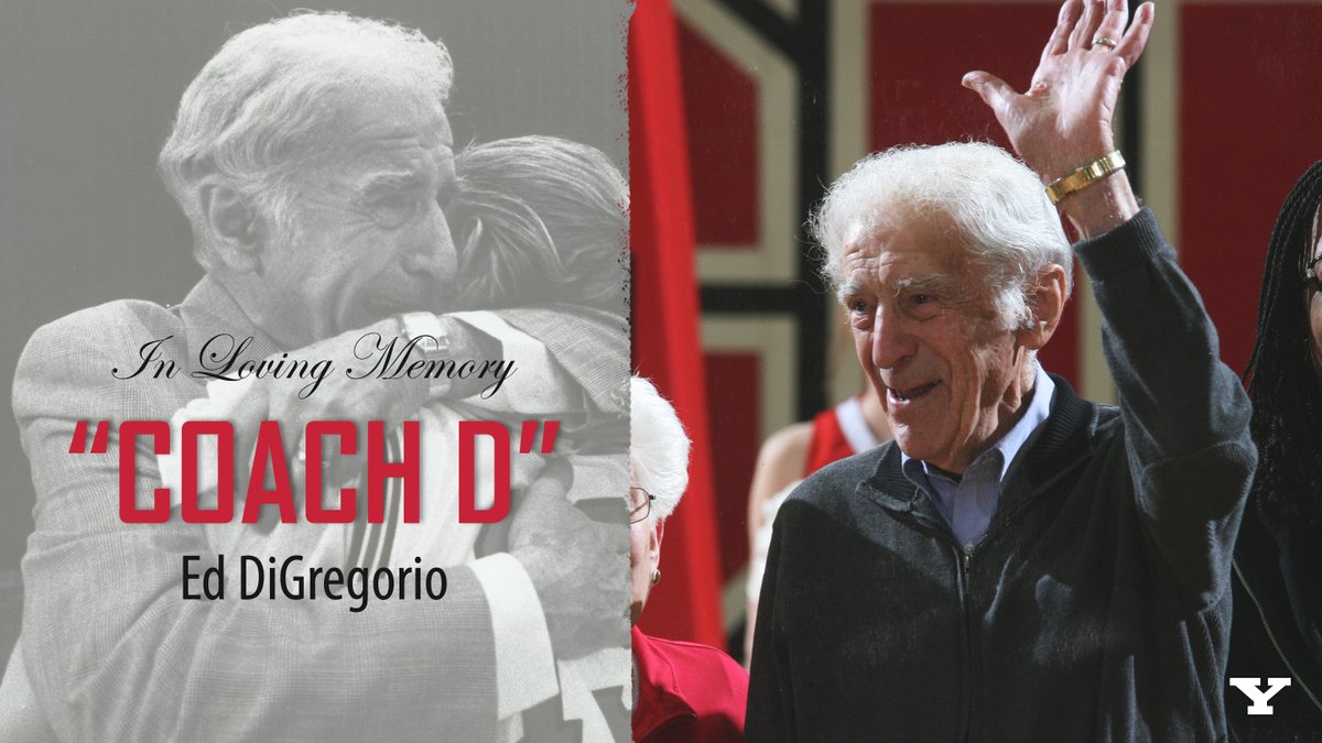 YSUsports's tweet photo. It's been amazing to see the outpouring of love for Coach DiGregorio. He touched so many lives, and we join the YSU Athletics Community in mourning Coach D's passing and celebrating his 93 years of life.
📰 https://t.co/Ytxms5q94V https://t.co/Jr4kqxx2ap