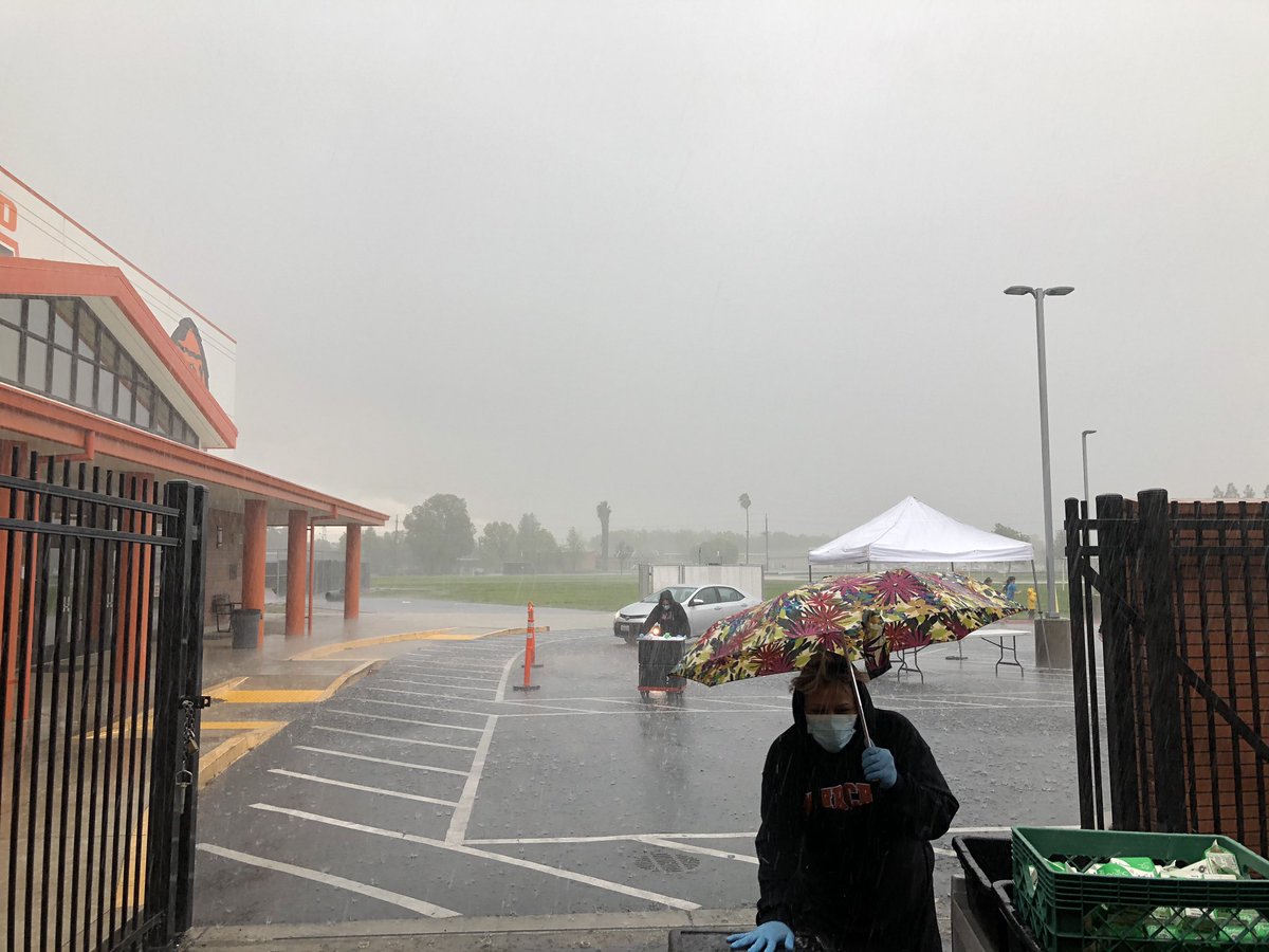 Rain or shine, the lunch must go on! These photos were before we all got denched. What a fun group to work with serving others. ☔️ 🌧 <a href="/The_MHS_Bear/">The MHS Bear</a>