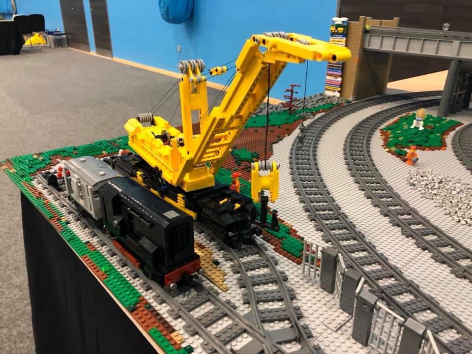 lego train crane