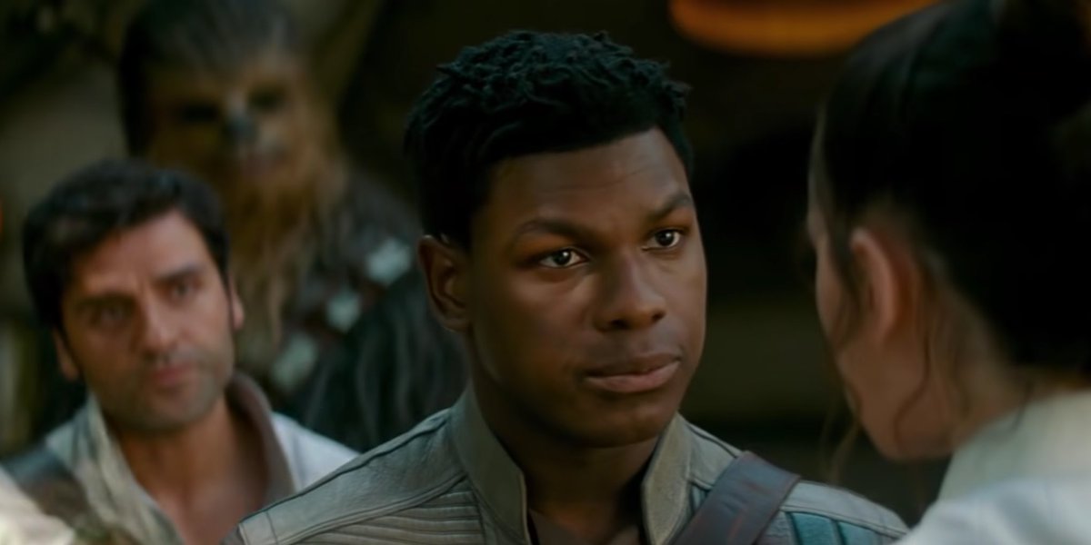 FOUR: finn. he spends the entirety of the last jedi learning to care not solely about rey and develop his own ideology for the first time in his life. in tros he.... screams rey over and over?