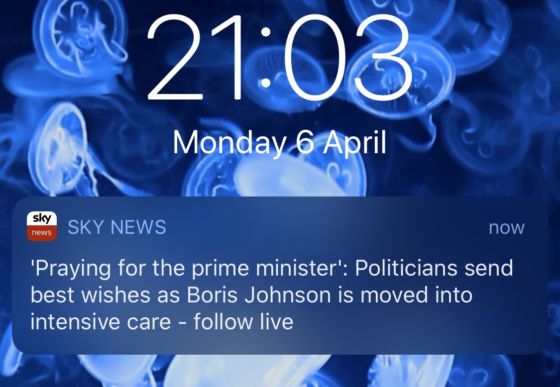MCE_Updates's tweet photo. Prime Minister Boris Johnson has been moved to intensive care after his coronavirus symptoms worsened!

Let’s come together &amp; pray for those impacted by #COVID19, those who are sick &amp; those in hospital!

Also for all those helping them get well! #MyChurchEvents #PrayForBoris #NHS https://t.co/QfrJcokr3G