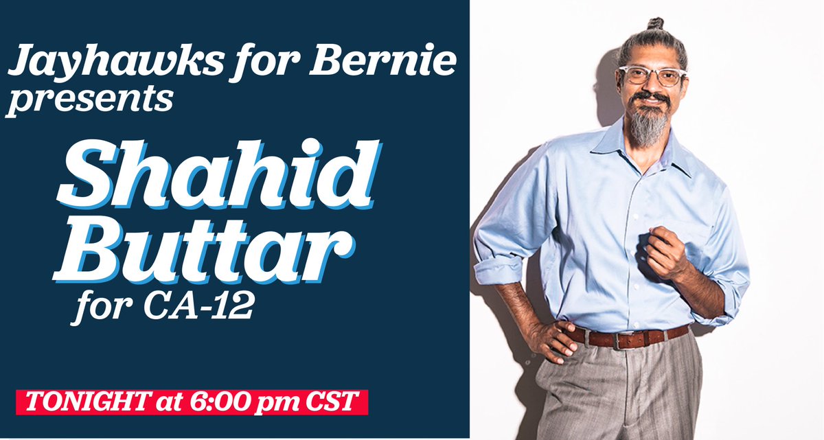 JLFrontKU's tweet photo. Tonight @ShahidForChange joins us to talk about his run for office! 

Join us 🔥 https://t.co/b94rWqilaD