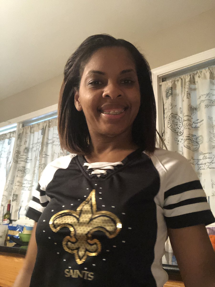 MsToriMichelle's tweet photo. I am “patiently” waiting on @Saints v #FailCants replay on @espn tonight!!! #WhoDat https://t.co/f67HMmJQ7J