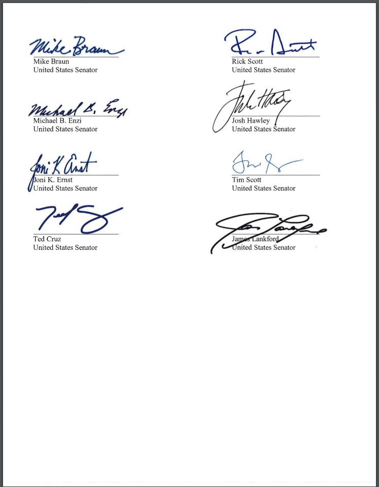 Today, I led the below letter to  @realDonaldTrump with many of my Republican colleagues. Thank you, President Trump, for understanding that the Second Amendment is one of Americans’ most valued rights and deeming firearm businesses essential.