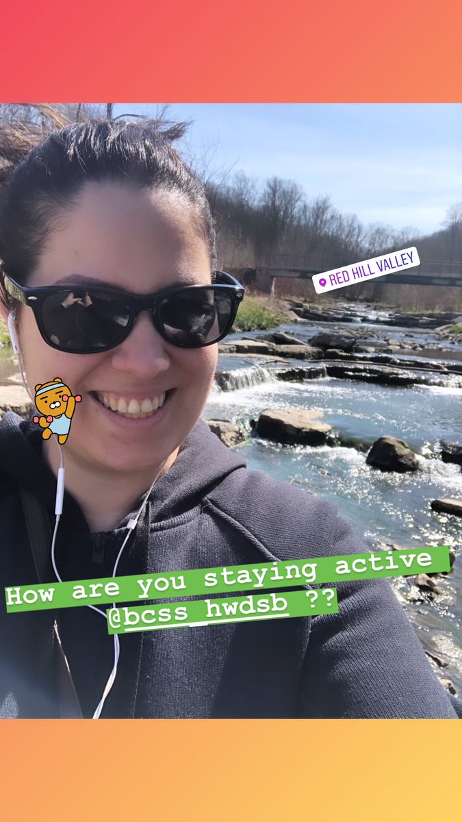 MsPalmieri10's tweet photo. How are you staying healthy #bcss? It’s important to take care of our mind and during this time. Bored? Throw on some headphones and go for a hike on one of #hamonts trails! @BCSS_HWDSB https://t.co/rn2dZDDBQi