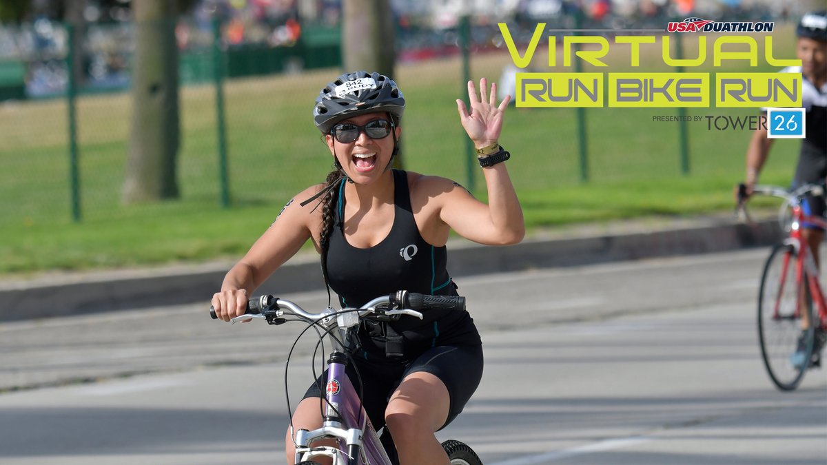 usatriathlon's tweet photo. Hey. π Registration is now OPEN for the USA Duathlon Virtual Run Bike Run!
Stay active, connect with friends, compete for prizes, support members of the multisport community β and have fun!
Sign up for free here β‘οΈ https://t.co/RFSSxpNIdq
#VirtualDU #OurPowerWithin https://t.co/uUW3Llyabe