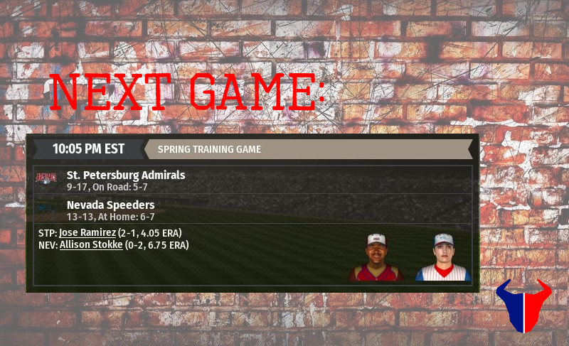 BullLeague's tweet photo. Our next #springtraining Twitch stream will feature two of our longest serving GM's going head-to-head, this Tuesday at 10:30pm. @Twitch @TwitchOnline @ootpbaseball @Anc_Aces_BL #StayInsidePlayInside #BaseballIsBack https://t.co/jQGfwVjDV4
