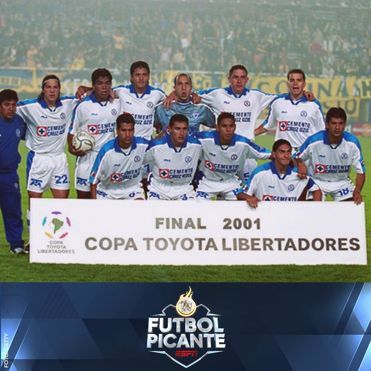 futpicante's tweet photo. El Cruz Azul de 2001 🤩🚂

 ¿Quién brilló más con los celestes en la histórica Copa Libertadores de 2001? 🤔

Los leemos 👀 https://t.co/cQ0PyQnmTB