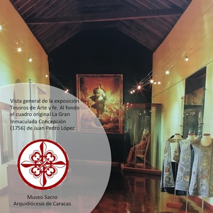 msacrooficial's tweet photo. Las salas de exposición del #MuseoSacrodeCaracas han recogido a lo largo de su historia numerosas exposiciones en las que la muestra de las obras que conserva son un acercamiento al publico que nos visita a lo que representa cada pieza. #Tesorosdearteyfe https://t.co/hAk8x3JnK2