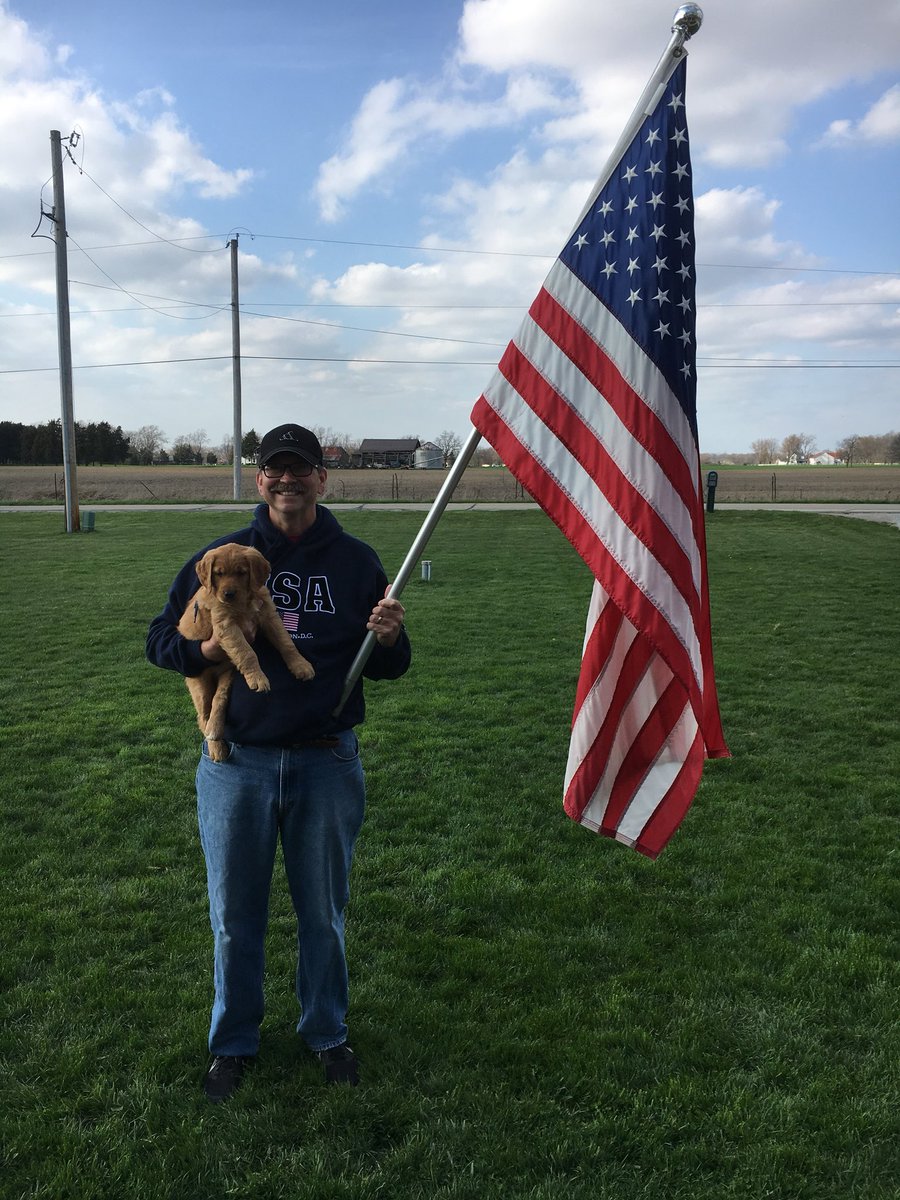 Showing my colors with my new pup! #WEareTIPP <a href="/NevinCoppock/">Nevin Coppock</a>