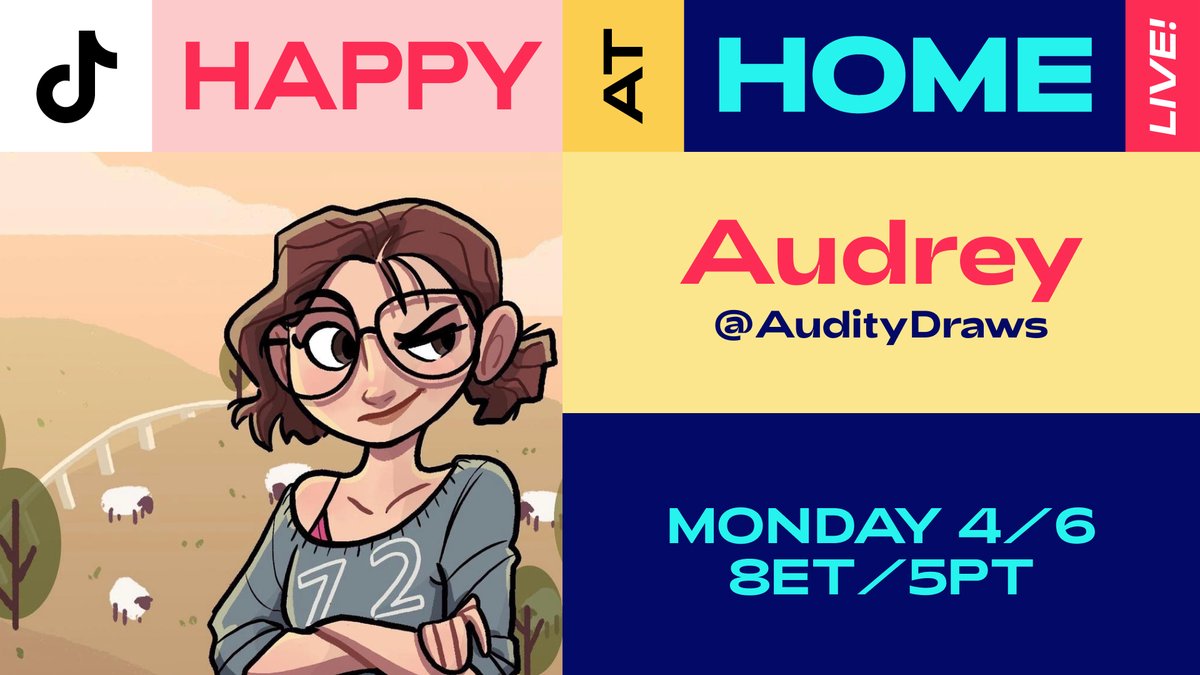 Tiktok Creators On Twitter Another Week Of Happyathome Live Today We Have The Incredibly Talented Auditydraws Going Live At 5pm Pt Be Sure To Tune In Https T Co Rzfdsppn05 tiktok creators on twitter another