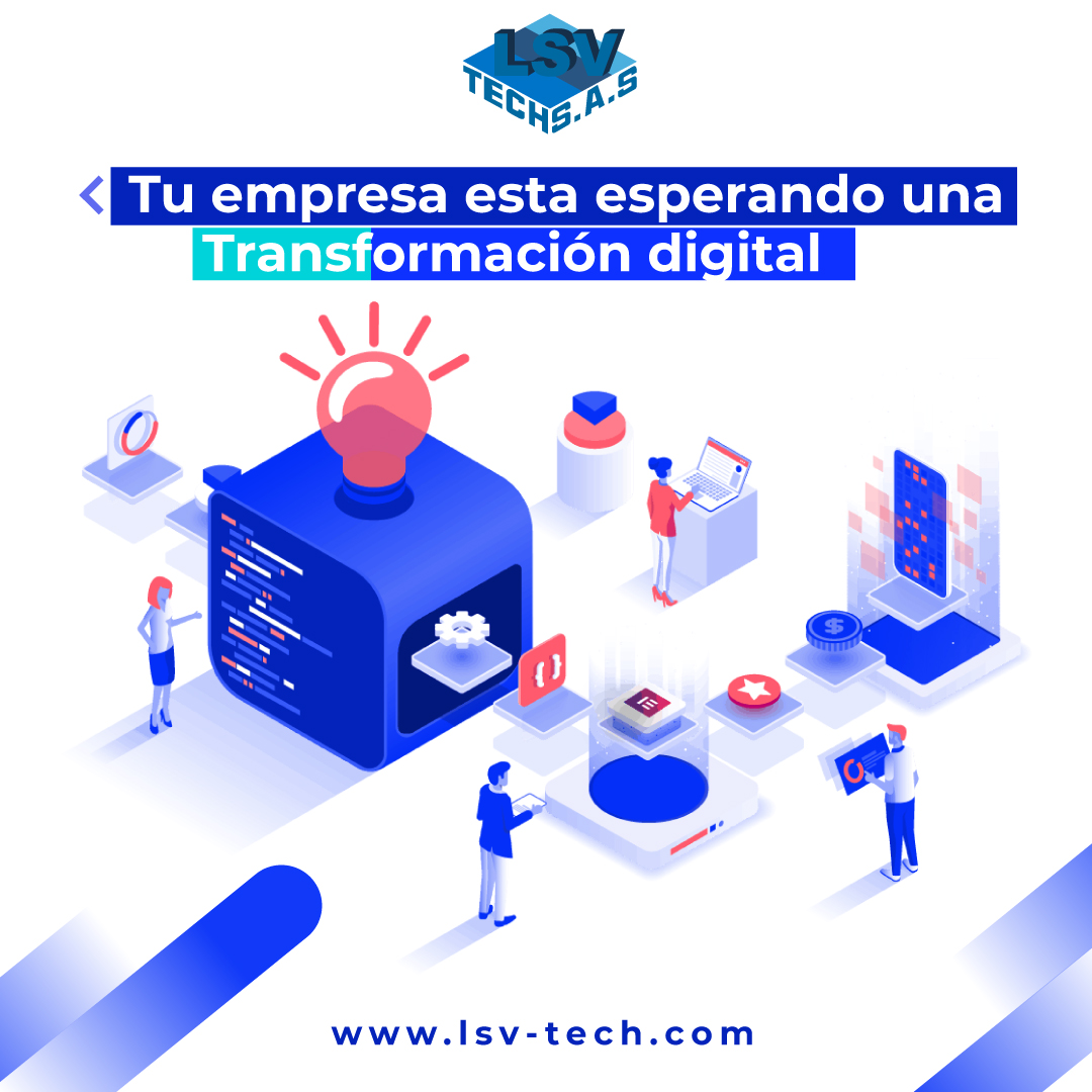 TechLsv's tweet photo. Mediante la transformación digital LSV-TECH intenta, básicamente, aplicar innovaciones digitales a la búsqueda y el aprovechamiento de oportunidades que antes no se incluían. https://t.co/61T6FuPlXF