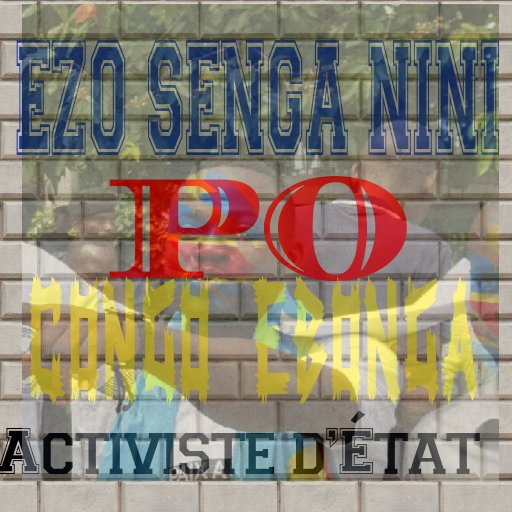 ActivisteO's tweet photo. Ezo senga nini Pô #Congo #ebonga https://t.co/cruX6DyuCp