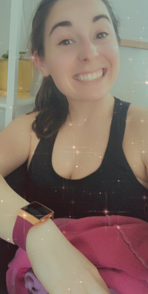 ZoeTrimbo's tweet photo. This is the face you make when you crush your goals but your armpits are chaffing #FilterNecessary https://t.co/ZVmtnkbbHt
